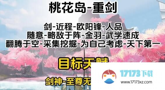 《射雕》全门派职业天赋搭配推荐